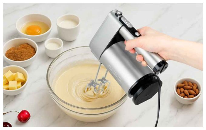Handmixer 1000 W 5 Stufen  40984 PowerMix Air (Edelstahl) 