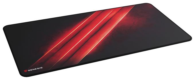 Mauspad  Carbon 500 Maxi Flash G2 (Schwarz, Rot) 