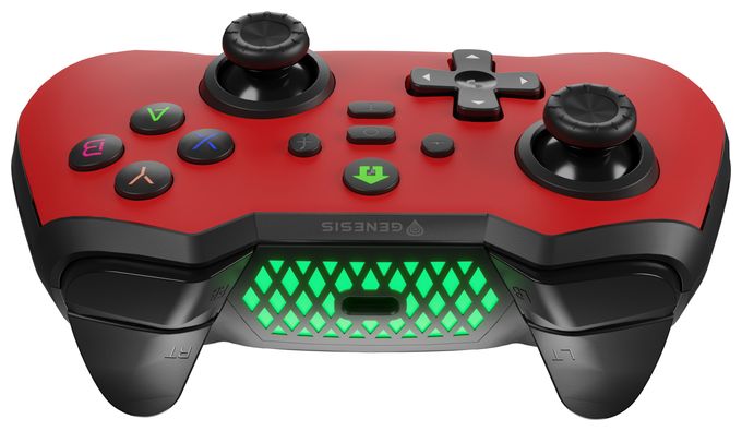 Analog / Digital Gamepad für Android, MAC, Nintendo Switch, PC, iOS  Mangan 400 (Rot) 