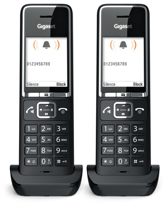 Analoges/DECT-Telefon  Comfort 550HX Duo (Schwarz) 