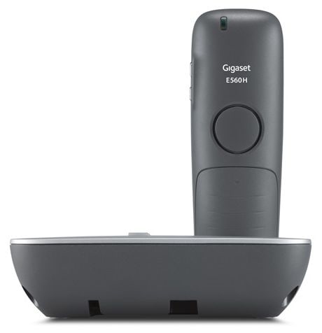 DECT-Telefon  E560A Großtastentelefon (Schwarz, Silber) 
