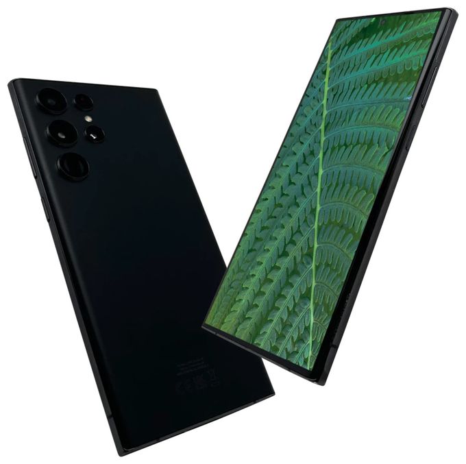 128 GB 5G Smartphone 17,3 cm (6.8 Zoll) Android 108 MP Vierfach Kamera Dual Sim WiFi 6E (Phantom Black) Samsung Galaxy S22 Ultra refurbished 
