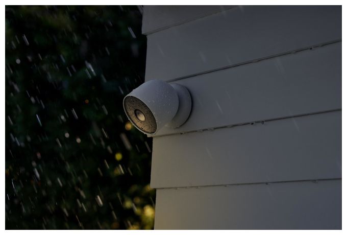 1920 x 1080 Pixel IP-Sicherheitskamera IP65 Innen & Außen Nachtsicht  Nest Cam (Weiß) 