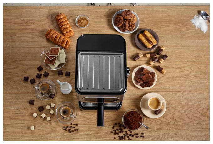 Siebträger Kaffeemaschine 15 bar  ESCM15DBK (Schwarz, Edelstahl) 