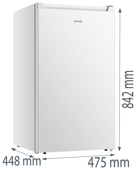 92 l / 92 l Tischkühlschrank EEK: E 85 kWh Jahr  R39EPW4 (Weiß) 