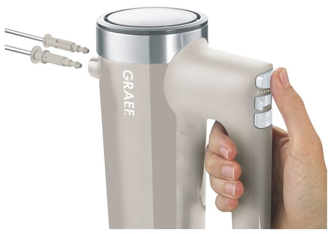 Handmixer 600 W 7 Stufen  HM508 Family Line (Graubraun) 
