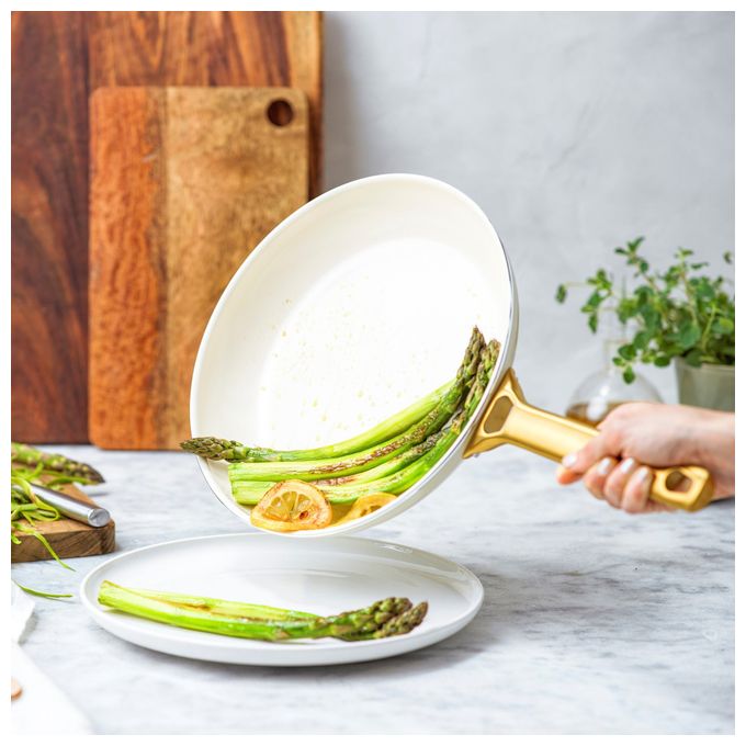  Padova Reserve Bratpfanne 2-er Set 20+26cm (Cremefarben) 