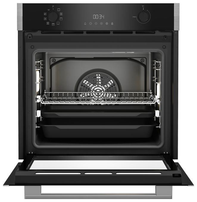 Einbaubackofen groß Dampfgaren AutoClean GEBM19300BP 