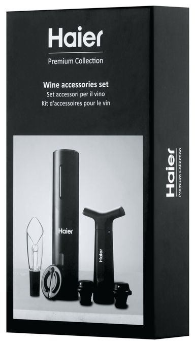  HAWUKIT06 Elektrisches Weinset (Schwarz) 