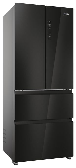 Side-by-Side Kühl-/ Gefrierkombination 262 l / 140 l 287 kWh NoFrost 1775 mm x 700 mm  HFR3718ENGB (Schwarz) 