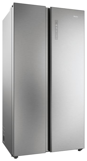 Side-by-Side Kühl-/ Gefrierkombination 391 l / 220 l 143 kWh NoFrost 1775 mm x 726 mm  HSW79F18ANMM (Platin, Edelstahl) 