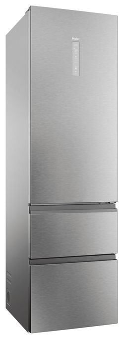 289 l / 125 l Kühl-Gefrierkombi freistehend NoFrost 120 kWh Jahr  HTW7620ANMG (Edelstahl) 