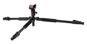 3 Bein(e) Stativ Digitale Film/Kameras  004291 Traveller 163 Ball (Schwarz) 