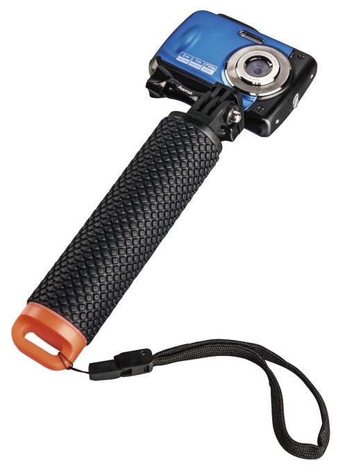 Stativ  004458 1/4" Kunststoff Kamera-Einbeinstativ (Schwarz, Rot) 