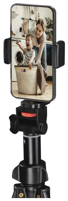 3 Bein(e) Stativ Smartphone-/Digital-Kamera Bluetooth  004675 Rotary Smartphone II (Schwarz) 
