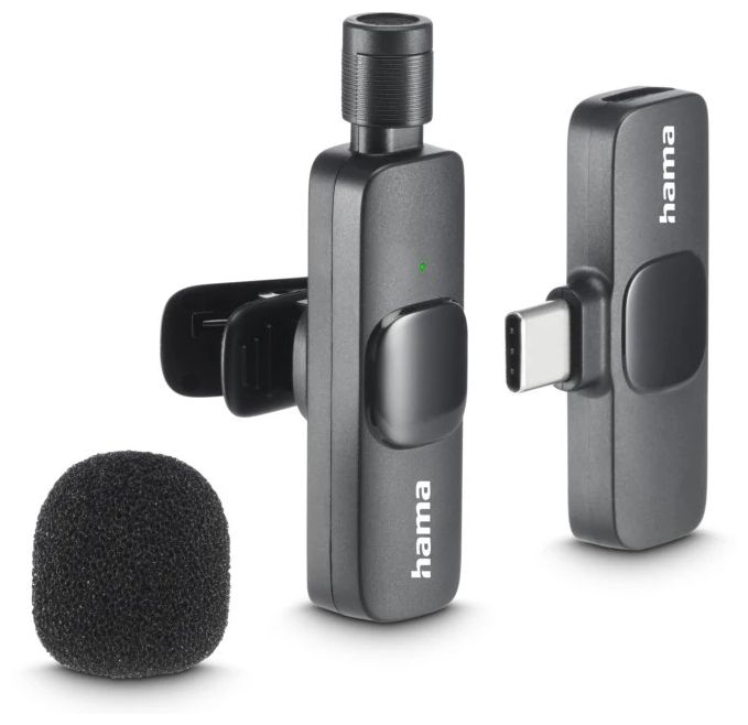kabellos Lavalier-/Aufsteckmikrofon USB  004680 Smart Wireless (Schwarz) 
