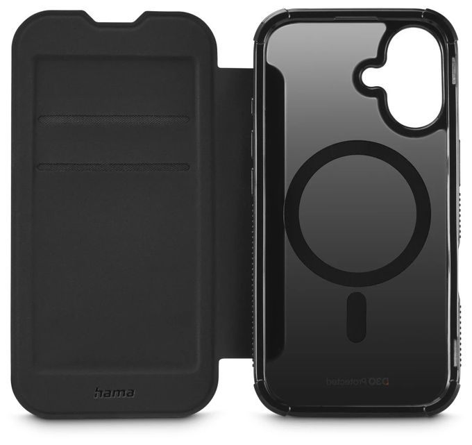 Folio für Apple iPhone 16  019651 Extreme Protect (Schwarz) 
