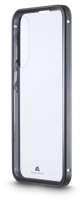 Cover für Samsung Galaxy A57 5G (Schwarz, Transparent) 080295 360° Glass 