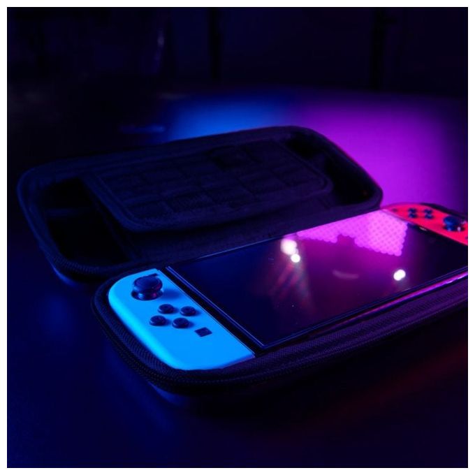 Gaming-Controllergehäuse Nintendo Switch  115518 Transporttasche (Schwarz, Grau) 