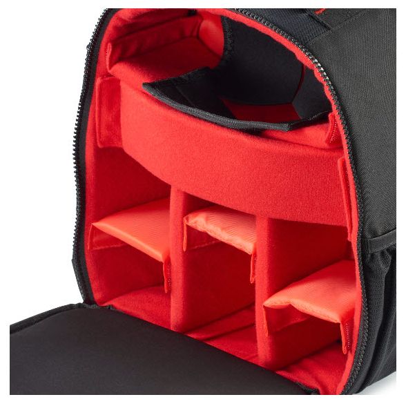 Kamera-Rucksack für Jede Marke 220 x 100 x 240 mm  121345 Ohio (Schwarz, Rot) 