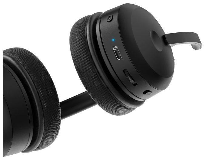 Ohraufliegender Kopfhörer Kabelgebunden USB Typ-C  139941 CHS-200 (Schwarz) 