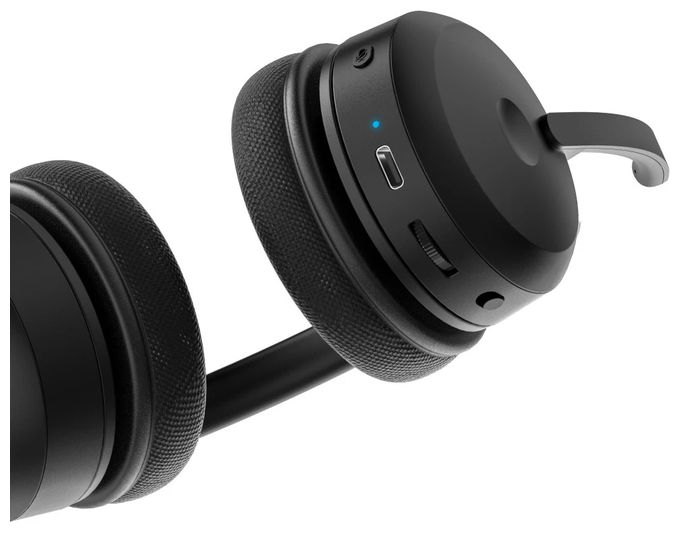Ohraufliegender Kopfhörer kabellos 16 h Laufzeit USB Typ-C  139942 WHS-400 (Schwarz) 