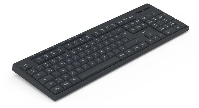Heimbüro Tastatur RF Wireless 2.4 GHz  173055 WK-200 (Schwarz) 