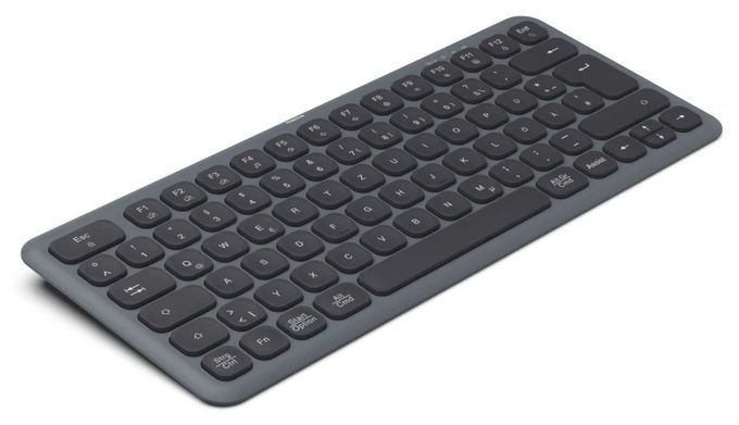Heimbüro Tastatur RF Wireless + Bluetooth 2.4 GHz (Schwarz, Dunkles Grau) 173059 WK-500 