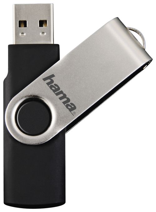 USB Typ-A Stick 8 GB  181059 Rotate (Schwarz, Silber) 