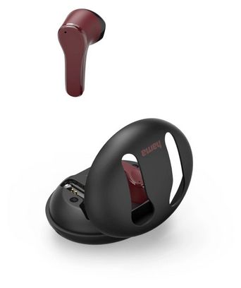 In-Ear Bluetooth Kopfhörer Kabellos TWS 16 h Laufzeit  184168 Spirit Unchained (Schwarz, Rot) 
