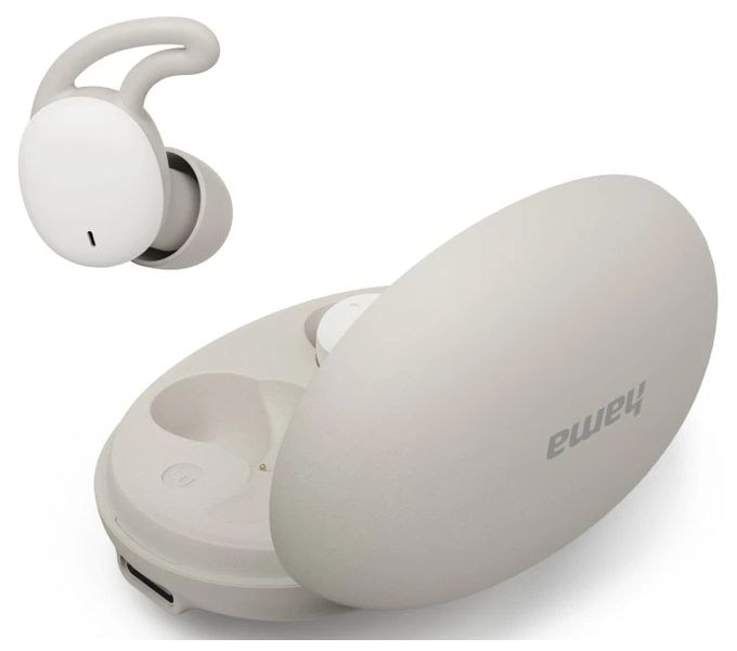 In-Ear Bluetooth Kopfhörer Kabellos TWS 4 h Laufzeit  184181 Spirit Calm (Beige, Weiß) 