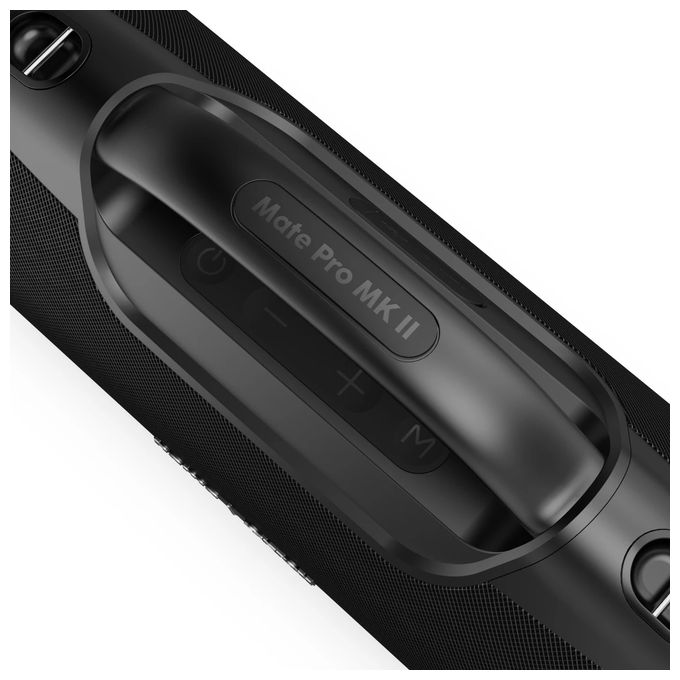 60 W Bluetooth Lautsprecher IPX6 Laufzeit bis 16 h  188231 Mate Pro MK II (Schwarz) 
