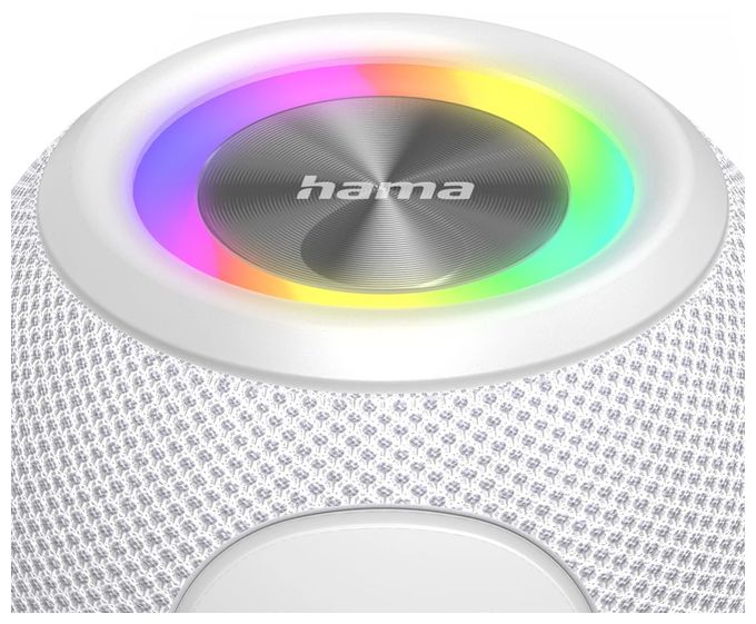 5 W Bluetooth Lautsprecher Laufzeit bis 10 h  188238 Ball Shape (Weiß) 