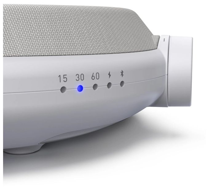 3 W Bluetooth Lautsprecher Laufzeit bis 20 h  188244 Calm (Grau, Weiß) 