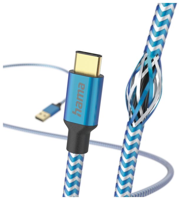0,48 Gbit/s Stecker USB A auf USB C 1,5 m  201558 Reflective (Blau) 