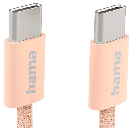 0,48 Gbit/s Stecker USB C auf USB C 1 m  201727 Fabric (Orange) 