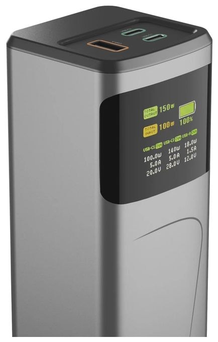 24000 mAh Powerbank USB Typ-C  201742 Power Pack High Power (Grau) 