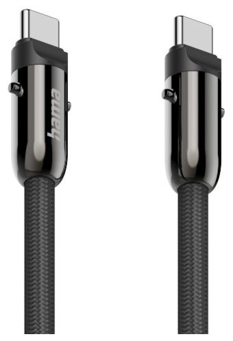 0,48 Gbit/s Stecker Rundkabel USB C auf USB C bis 60 W 1,2 m  201751 (Schwarz) 