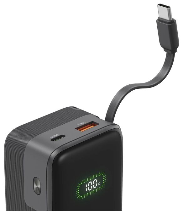 10000 mAh Powerbank USB Typ-C  201784 Roll Up 10 (Anthrazit) 