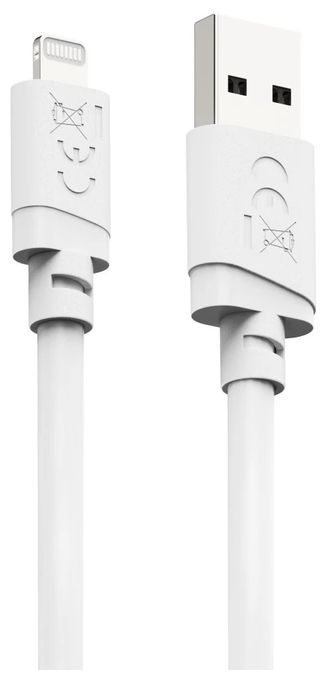Stecker Lightning auf USB A 2 m  201801 (Weiß) 