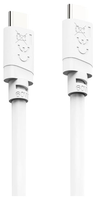 0,48 Gbit/s Stecker USB C auf USB C 2 m  201809 (Weiß) 