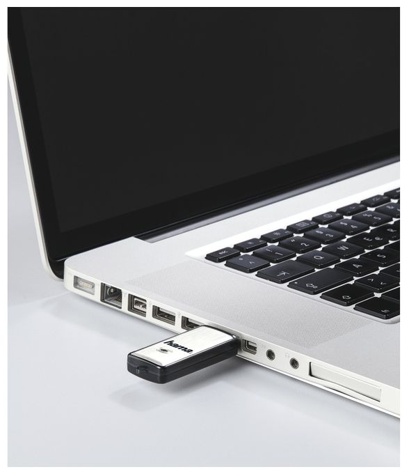 USB Typ-A Stick 128 GB  213106 Fancy (Schwarz, Silber) 