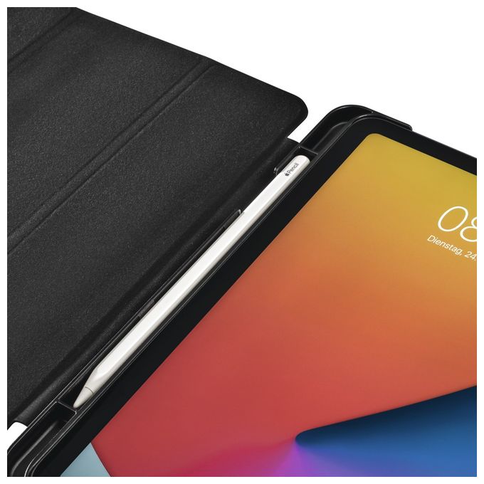 Flip case aus Kunststoff für Apple iPad Air 10.9" (4. Gen./2020) bis 27,7 cm (10.9") Staubresistent, Kratzresistent mit Magnetverschluss (Schwarz) 216415 Fold 