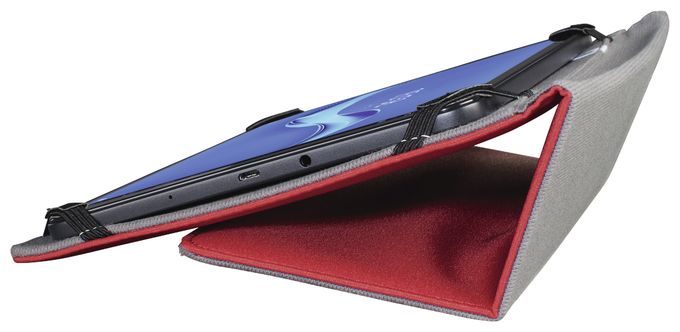 Folio aus Kunststoff für Jede Marke 9.5" - 11" bis 27,9 cm (11") mit Nicht zutreffend (Rot) 216431 Strap 