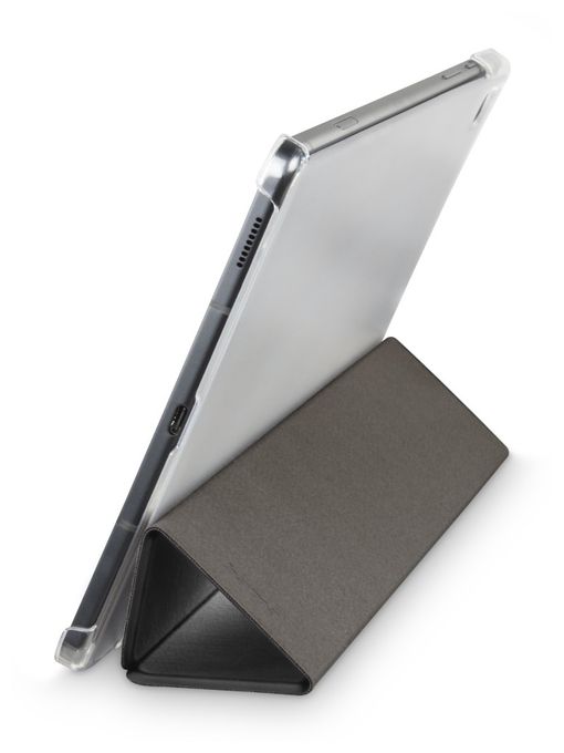 Folio aus Kunststoff für Samsung Galaxy Tab S6 Lite 10.4" 20/22 bis 26,4 cm (10.4") Schmutzabweisend, Staubresistent, Kratzresistent (Schwarz) 217205 Fold Clear 
