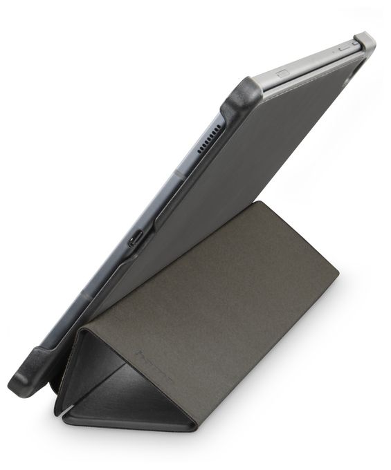 Folio aus Kunststoff für Samsung Galaxy Tab S6 Lite 10.4" 20/22 bis 26,4 cm (10.4") Schmutzabweisend, Staubresistent, Kratzresistent mit Magnetverschluss (Schwarz) 217211 Fold 