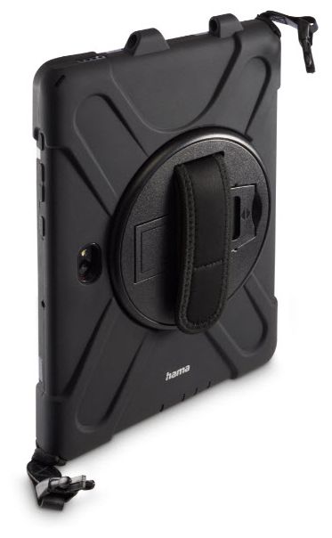 Cover aus Kunststoff für Samsung Galaxy Tab Active4 Pro bis 25,6 cm (10.1") Schlagfest, Schmutzabweisend, Staubresistent, Kratzresistent (Schwarz) 217242 Rugged Style 