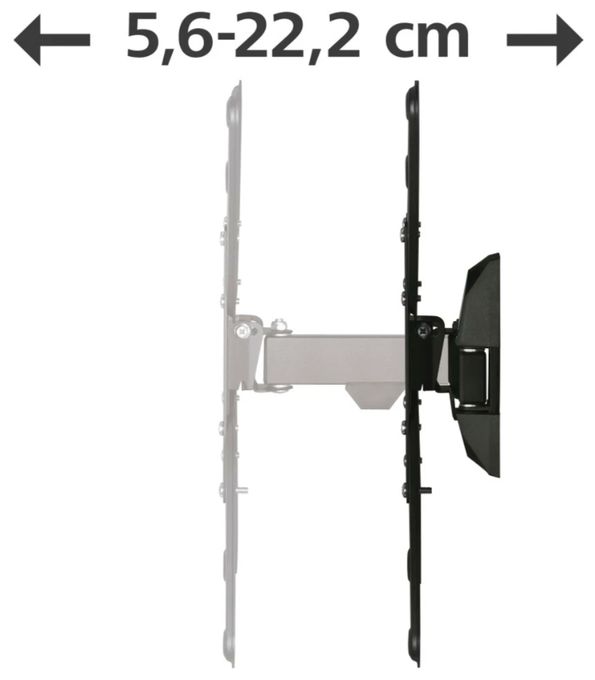 Wand Halterung 180° bis 165,1 cm (65") 20 kg -12 - 5° neigbar 220823 Fullmotion 