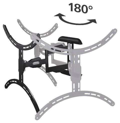 Wand Halterung 180° bis 190,5 cm (75") 45 kg 2 - 12° neigbar 220836 Fullmotion 