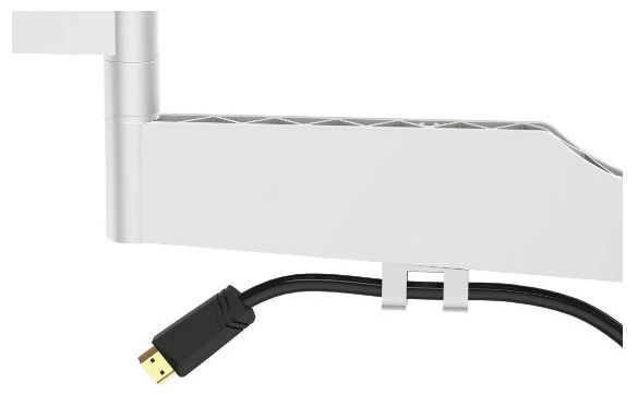 Wandhalterung 180° schwenkbar bis 165,1 cm (65") 50 kg -12 bis 3° neigbar  220854 (Schwarz/Weiß) 